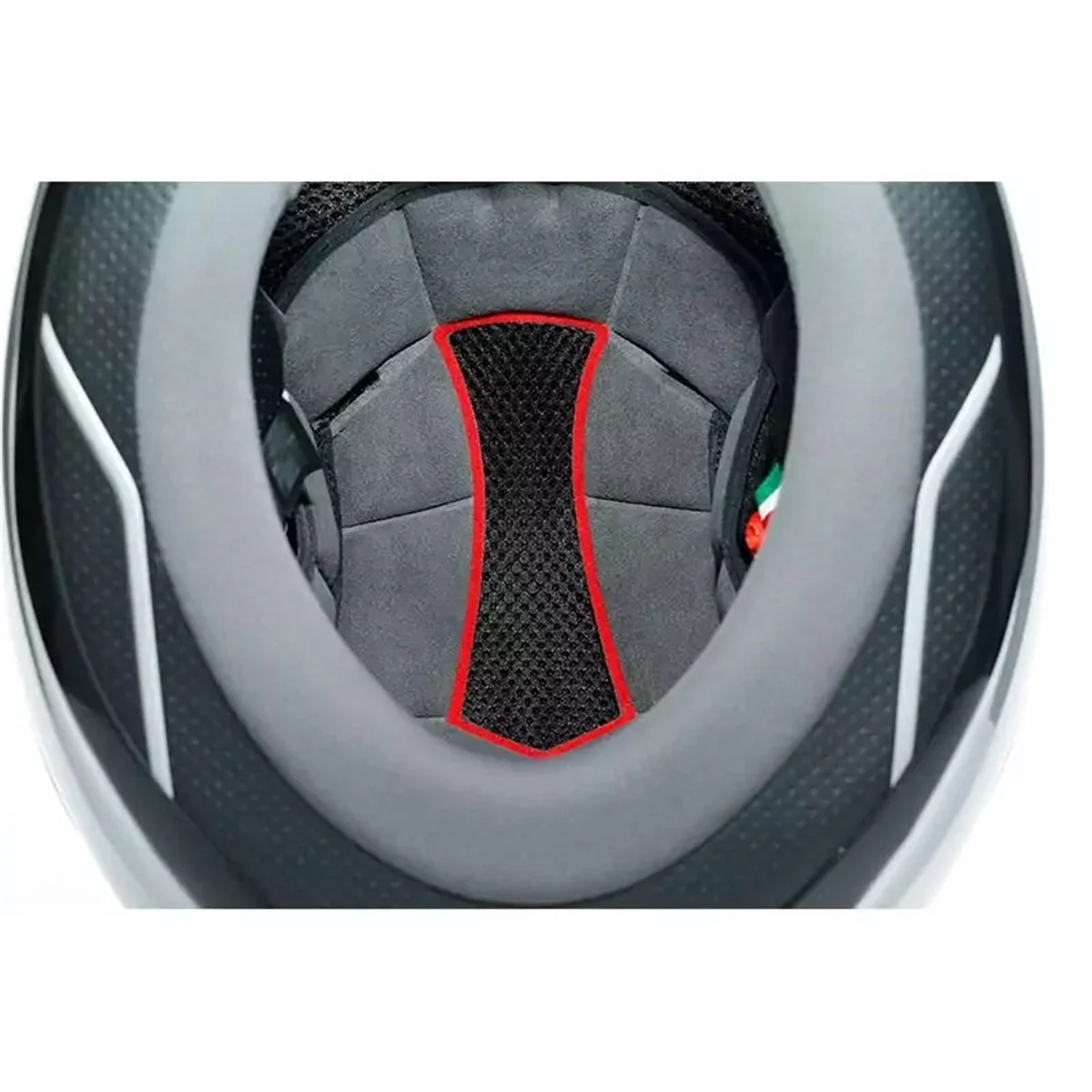 Agv K6 Black Grey Tepe Pedi - Kask Yedek Parça
