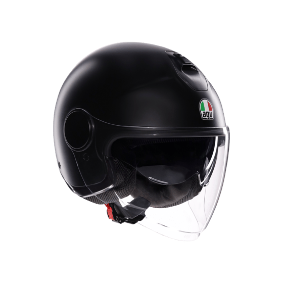 Agv Eteres Mono Matt Black Açık Kask - Açık Kasklar