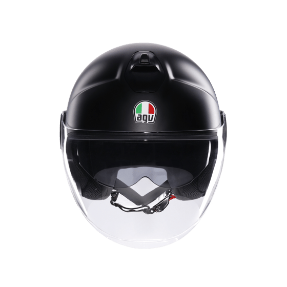 Agv Eteres Mono Matt Black Açık Kask - Açık Kasklar