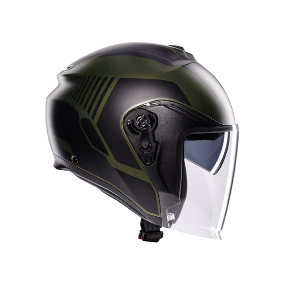 Agv Irides Sakai Matt Green Black Açık Kask - Açık Kasklar