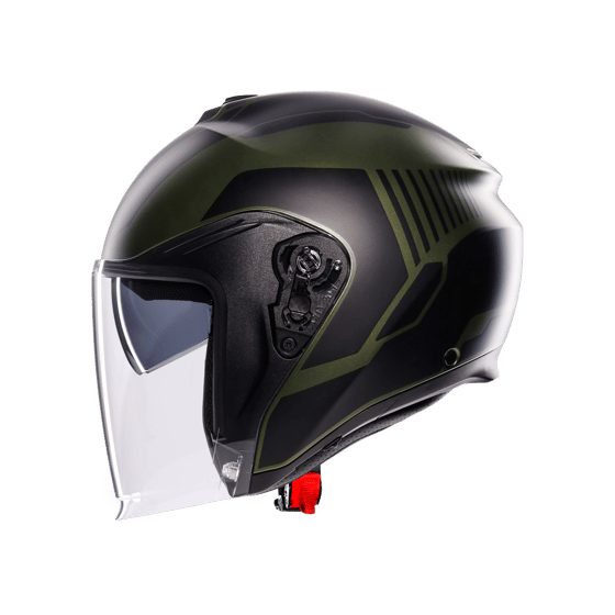 Agv Irides Sakai Matt Green Black Açık Kask - Açık Kasklar