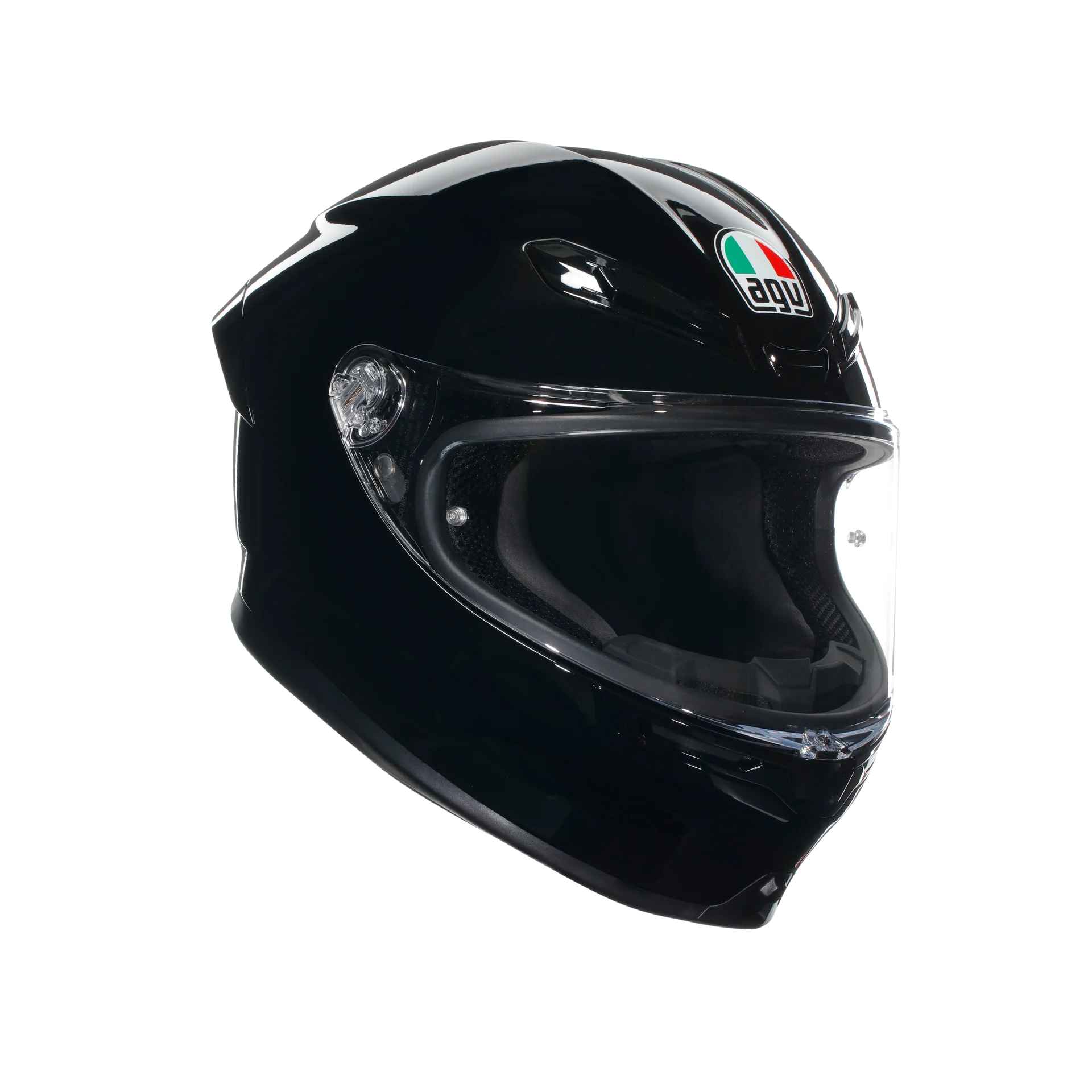 Agv K6 S  Black Mono Kapalı Kask - Kapalı Kasklar