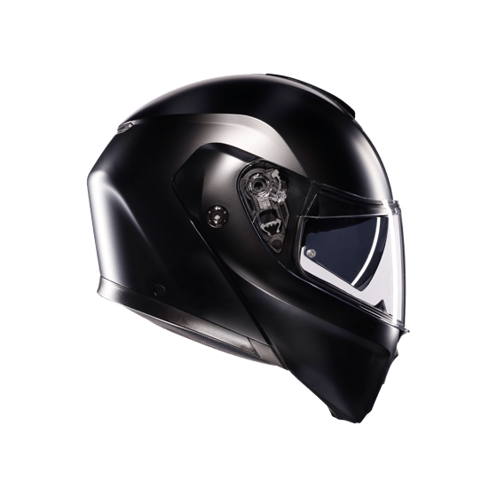 Agv Streetmodular Mono Matt Black Çene Açılır Kask - Çene Açılır Kasklar
