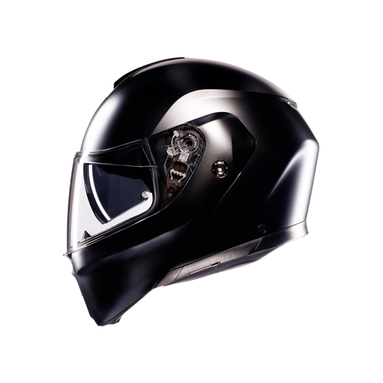 Agv Streetmodular Mono Matt Black Çene Açılır Kask - Çene Açılır Kasklar