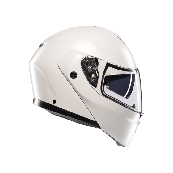 Agv Streetmodular Mono Matt Materia White Çene Açılır Kask - Çene Açılır Kasklar
