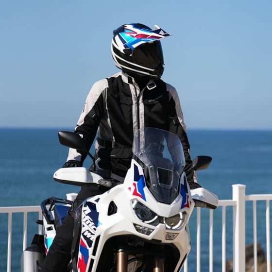 Arai Tour-X5 Honda Blue Kapalı Kask - Kapalı Kasklar