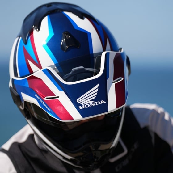 Arai Tour-X5 Honda Blue Kapalı Kask - Kapalı Kasklar