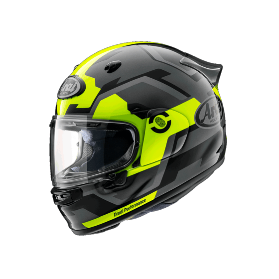 Arai Quantic Face Fluor Yellow Kapalı Kask - Kapalı Kasklar