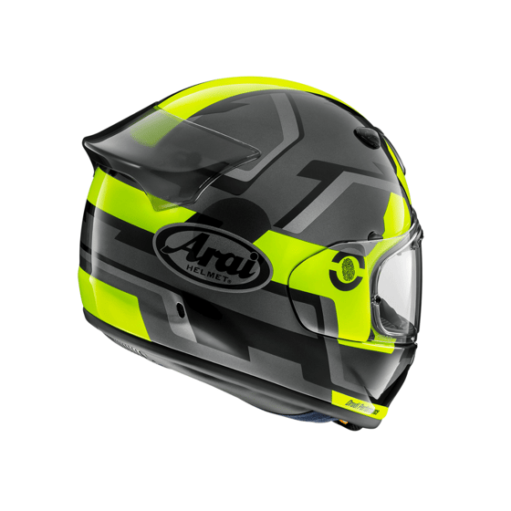 Arai Quantic Face Fluor Yellow Kapalı Kask - Kapalı Kasklar