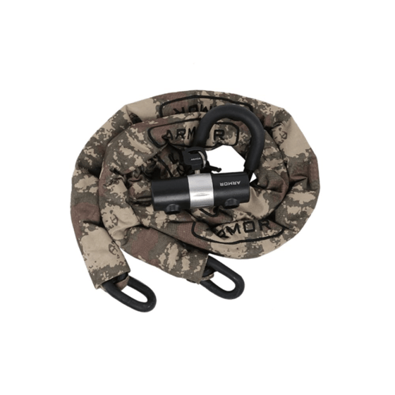 Armor Military Serisi Dövme Çelik Zincir Kilit (10mm*1.8 mt) - Motosiklet Kilidi