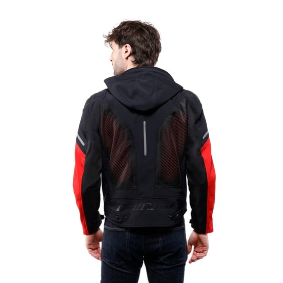 Dainese Super Sprint Black White Red Air Tekstil Mont - Montlar