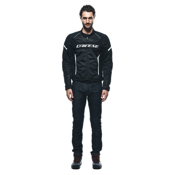 Dainese Air Frame 3 Black White Tekstil Mont - Montlar