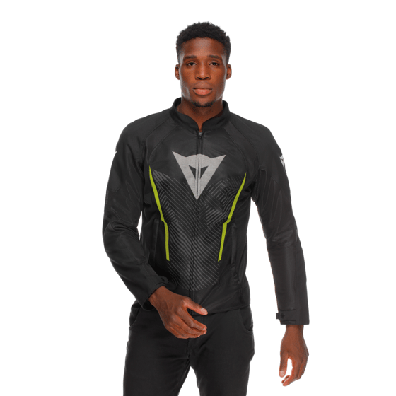 Dainese Herosphere Black White Yellow Fluo Air Tekstil Mont - Montlar
