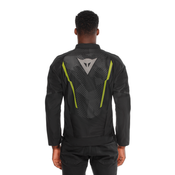 Dainese Herosphere Black White Yellow Fluo Air Tekstil Mont - Montlar