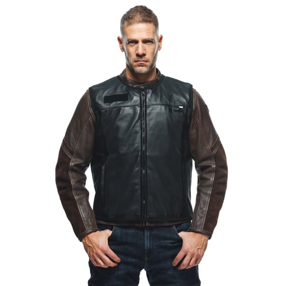 Dainese Smart Jacket Black Deri Airbag Yelek  - Smart Jacket