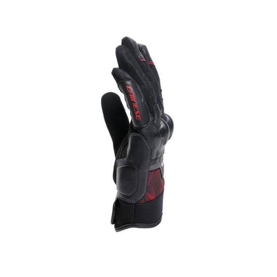 Dainese Ermex Black Red Lava Tekstil Eldiven - Eldivenler