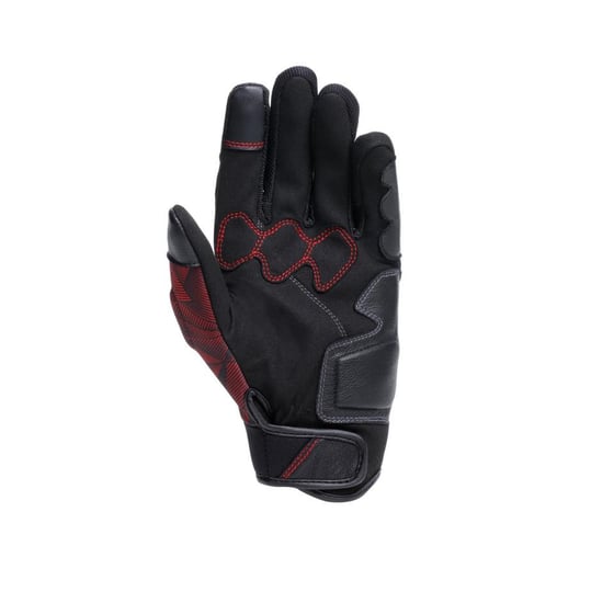 Dainese Ermex Black Red Lava Tekstil Eldiven - Eldivenler
