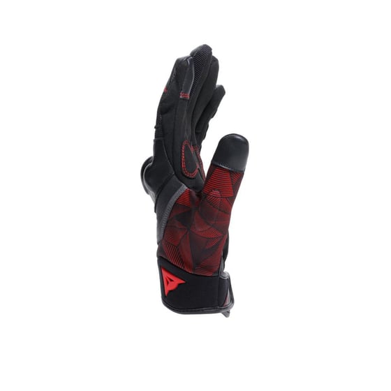 Dainese Ermex Black Red Lava Tekstil Eldiven - Eldivenler