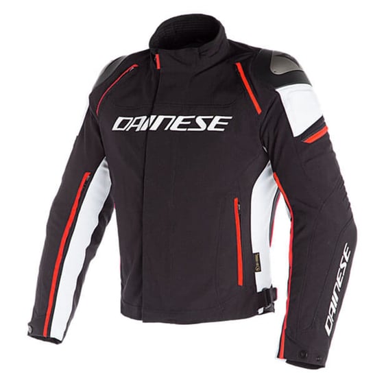 Dainese Racing-3 Black White Fluo Red D-Dry Mont   - Montlar