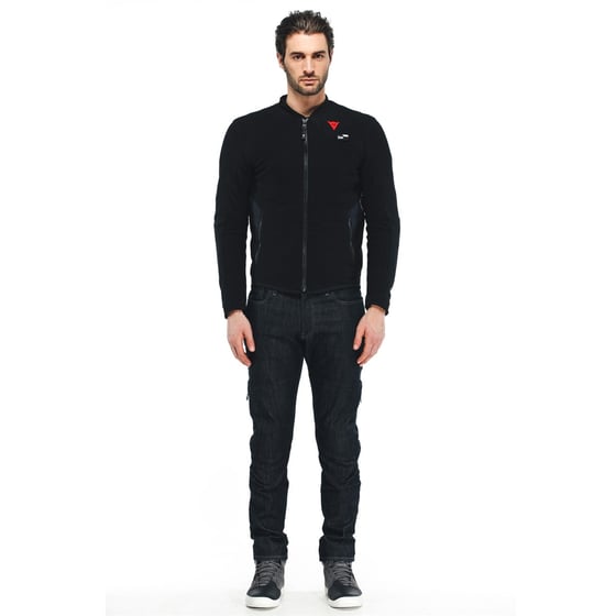 Dainese Smart Jacket Ls Black Airbag Tekstil Mont   - Montlar