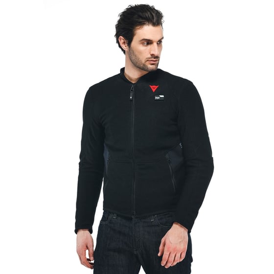 Dainese Smart Jacket Ls Black Airbag Tekstil Mont   - Montlar