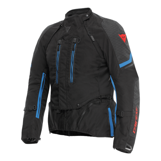 Dainese Super Adventure Black Blue ABSØLUTESHELL™  Mont - Montlar