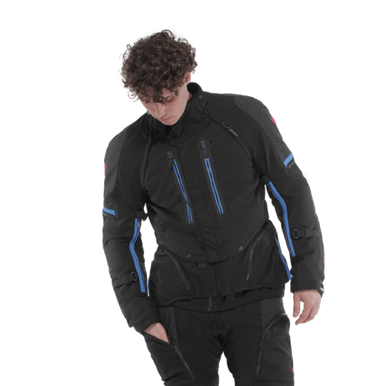 Dainese Super Adventure Black Blue ABSØLUTESHELL™  Mont - Montlar