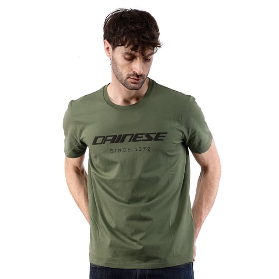 Dainese Essence Wordmark Green Bronze T-Shirt - T-Shirt