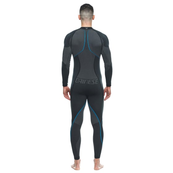 Dainese Dry Black Blue Tek Parça Termal İçlik  - Termal Kıyafetler