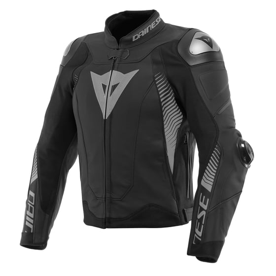 Dainese Super Speed 4 Black Matt Charcoal Gray Deri Mont - Montlar