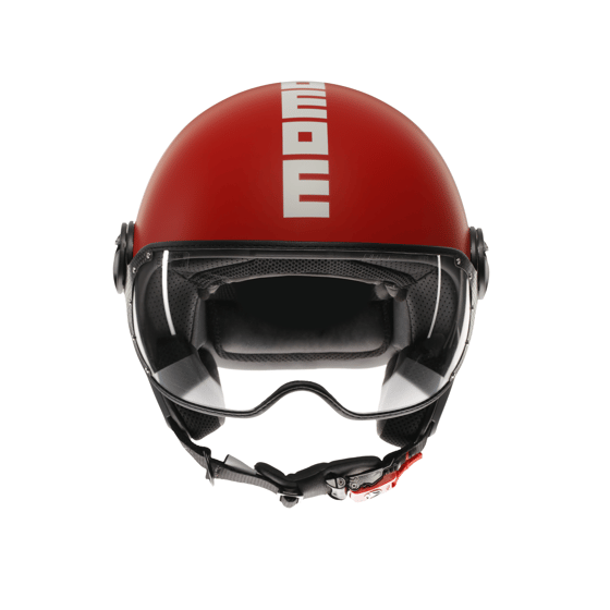 Momodesign Fgtr Classic Candy Matt Red White Açık Kask - Açık Kasklar
