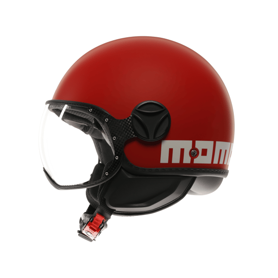 Momodesign Fgtr Classic Candy Matt Red White Açık Kask - Açık Kasklar