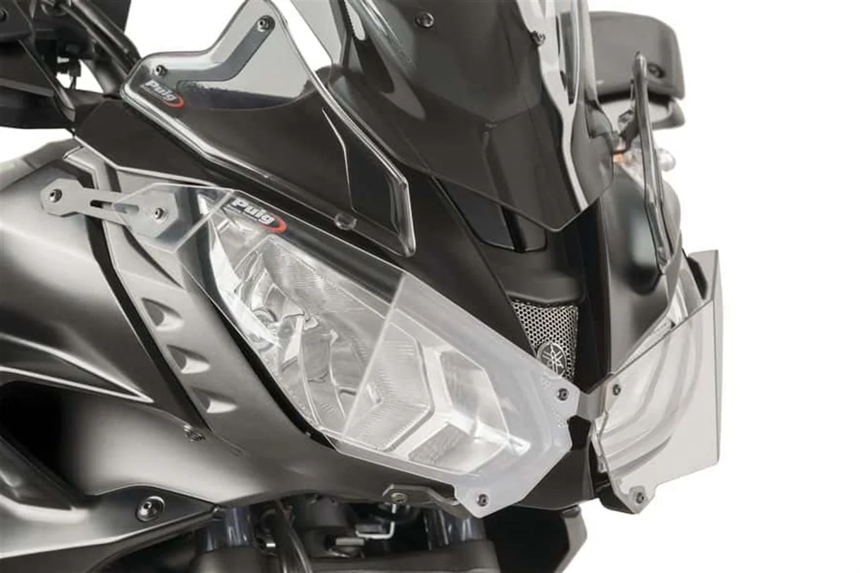 Puig 9215W Şeffaf Ön Far Koruma - Motosiklet Koruma Ekipmanları