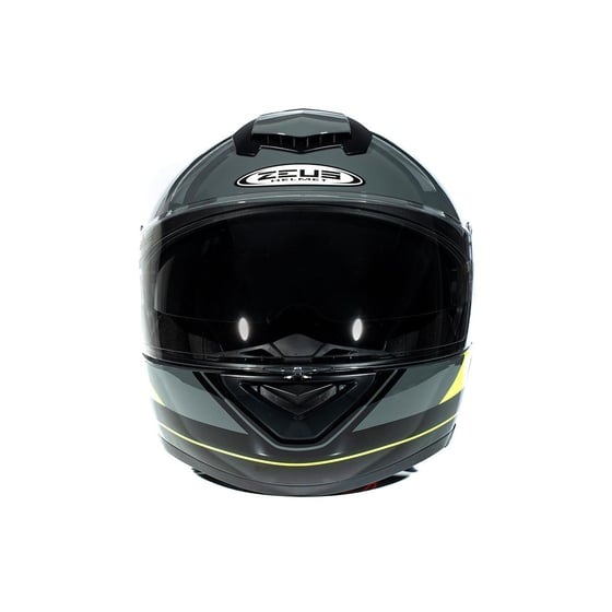 Zeus ZS-3050 BE7 Grey Fluo Yellow Çene Açılır Kask - Çene Açılır Kasklar